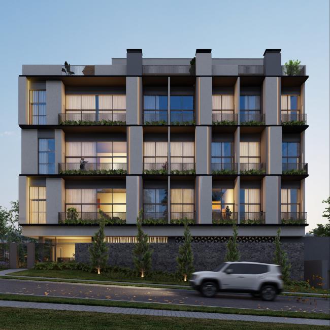  - APARTAMENTO com 1 dormitório à venda com 72.95m² por R$ 863.148,00 no bairro Hugo Lange - CURITIBA / PR