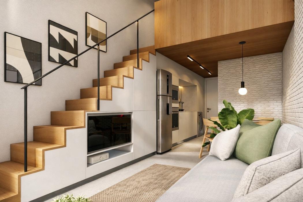 Apartamento à venda com 1 quarto, 35m² - Hugo Lange,Curitiba 
