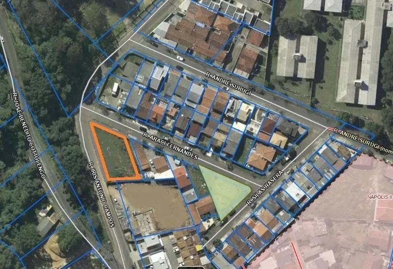 Terreno de Esquina 563 m² à Venda  Campo Comprido - JB3 Imóveis