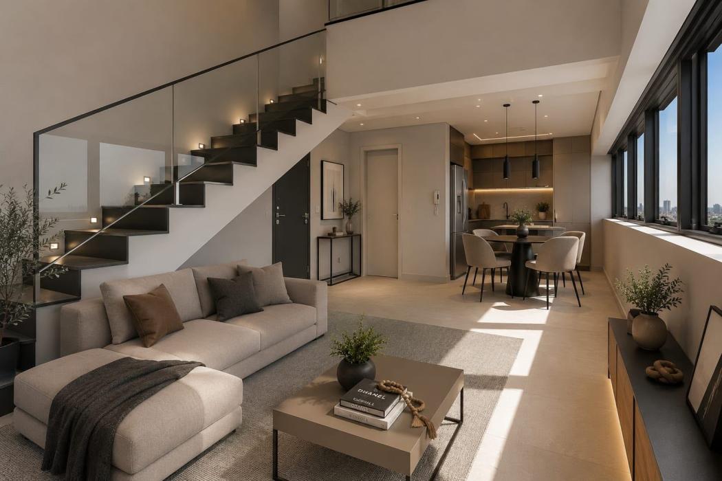  - Apartamento Duplex exclusivo no 38º andar . Vista espetacular com 2 vagas