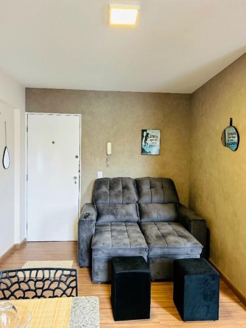 Apartamento com 1 dormitório mobiliado para Locação, 32 m² , Centro - Curitiba/PR - voa corretor