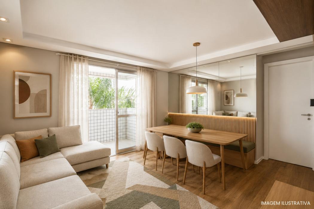 Apartamento à venda com 3 quartos, 65m² - Ecoville,Curitiba 