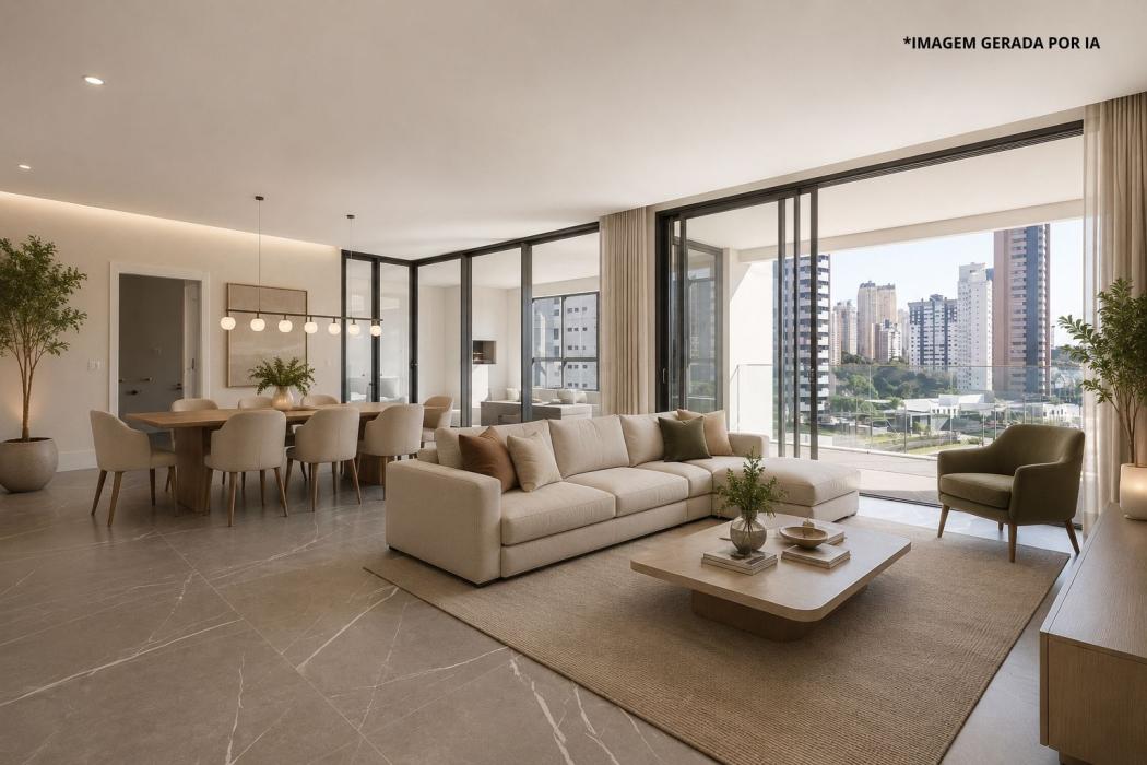 Apartamento à venda com 3 quartos, 227m² - Ecoville,Curitiba 