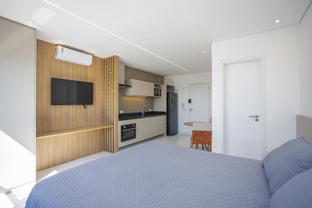 Studio 30m² útil Novo Mobiliado - Cristo Rei
