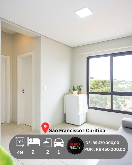 Apartamento em Curitiba - PR, no bairro São Francisco - Referência AP1188-RIH9