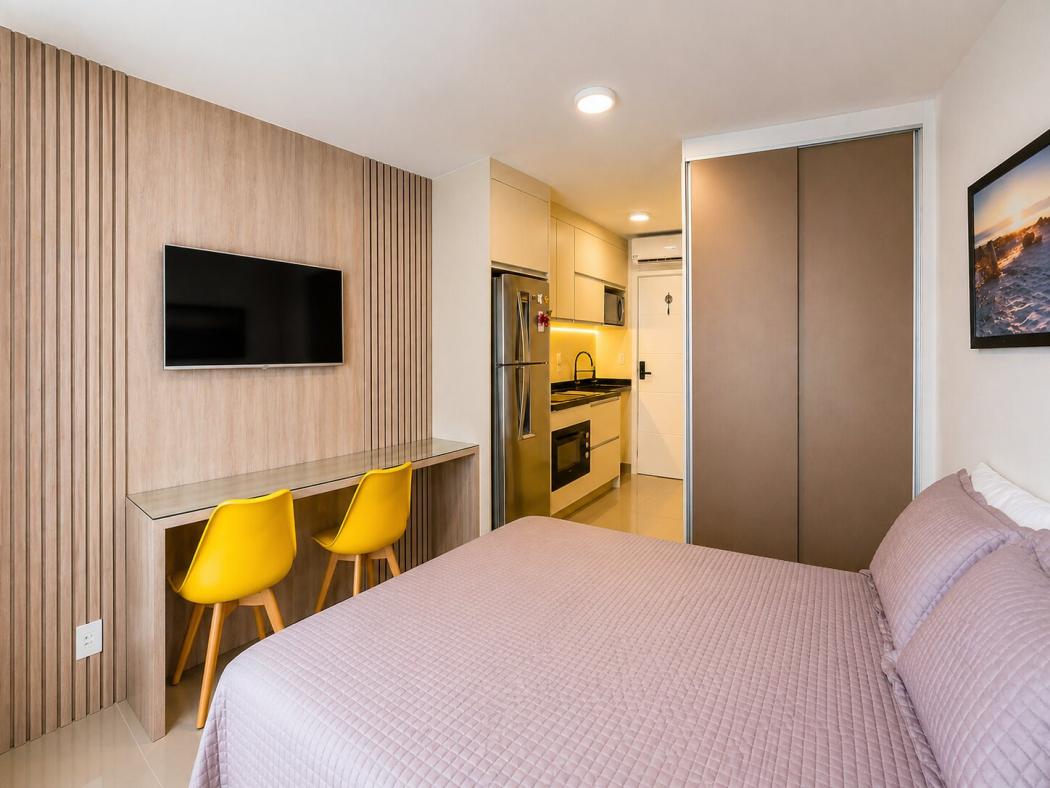  - Studio mobiliado no MUV Residence