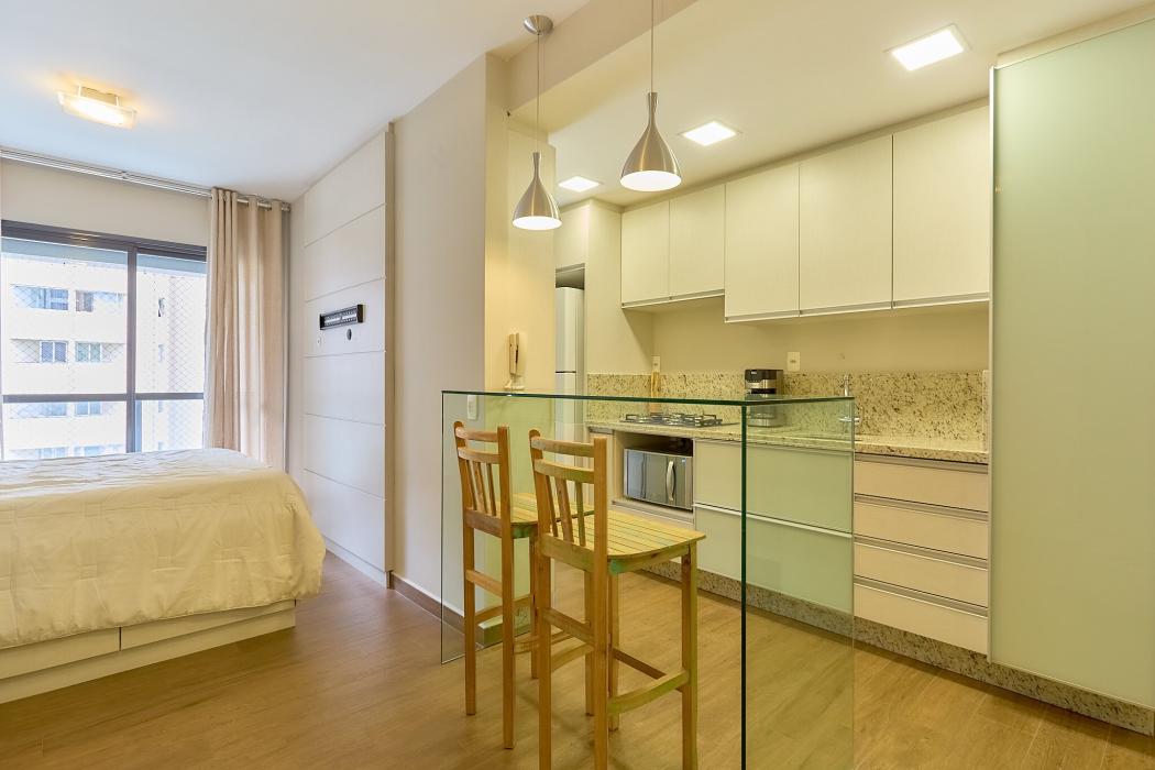 Studio Mobiliado no Condomínio Champagnat Residence com Vaga - voa corretor