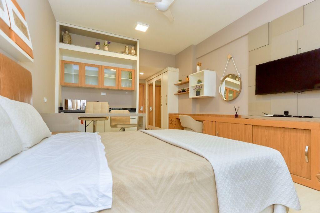  - Studio mobiliado para alugar, 30 m²  - Batel - Curitiba/PR.