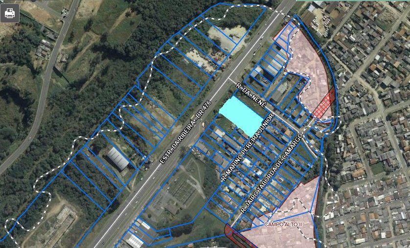 Terreno à venda, 3870 m² por R$ 4.000.000,00 - Atuba - Curitiba/PR - voa corretor