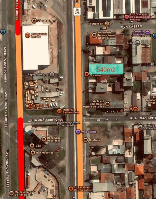 Terreno em São José dos Pinhais - PR, no bairro Cruzeiro - Referência TE0159-FGME