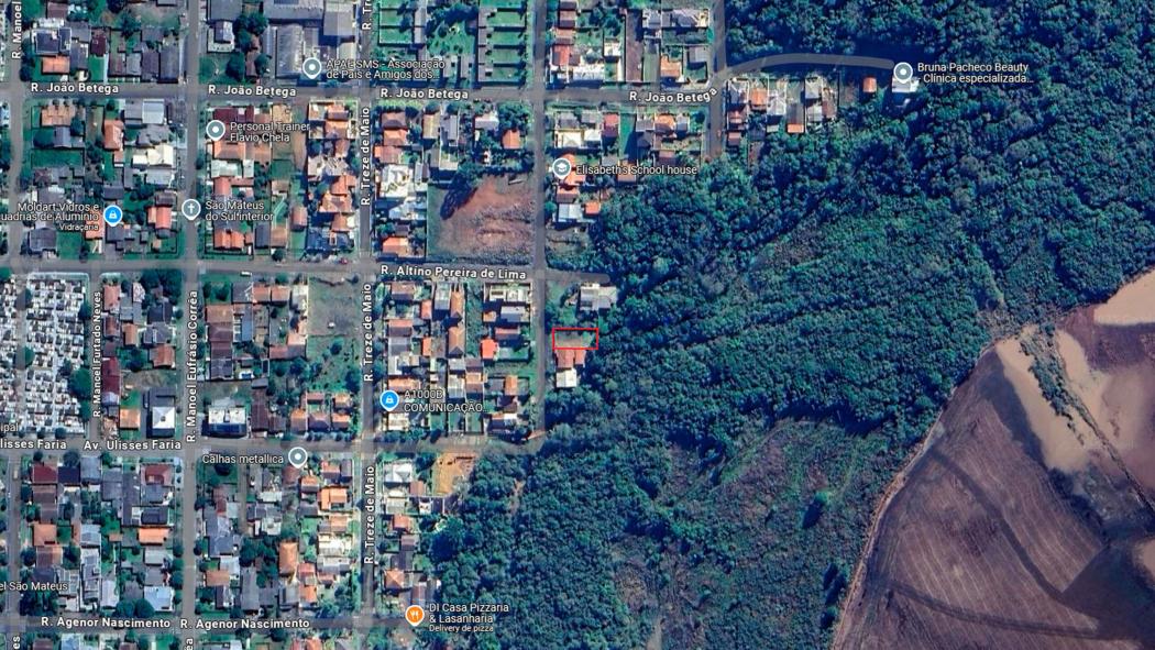  - Terreno regularizado de 569 m² no Vila Faty em São Mateus do Sul